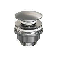 Brushed Edition wastafelplug afsluitbaar geborsteld nikkel PVD