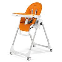 Peg Perego Hochstuhl Prima Pappa Follow Me, Arancia (Lederimitat) orange