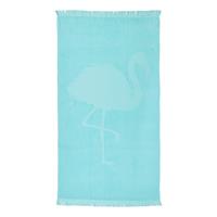 done. Hamam-baddoeken Flamingo absorberende badstof-binnenkant, ideaal als sauna- of strandlaken (1 stuk)