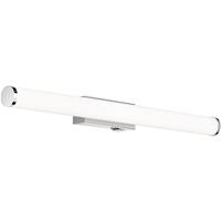 BES LED LED Spiegelverlichting - Trion Matero - 6W - Spatwaterdicht IP44 - Warm Wit 3000K - Glans Chroom - Aluminium