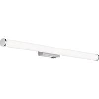 BES LED LED Spiegelverlichting - Trion Matero - 8W - Spatwaterdicht IP44 - Warm Wit 3000K - Glans Chroom - Aluminium