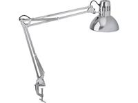 Maul MAULstudy chrome 8230796 LED-bureaulamp met klemvoet E27 Chroom