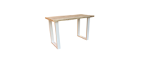 Wood4you Statafel Toronto tafel U-poot - wit 140/90