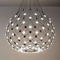 Luceplan Mesh LED-Hängelampe Ø 80cm 1m Abhängung