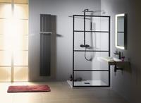 gelco Cure Black inloopdouche 110x200cm 8mm glas anti-kalk