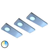 Evotec Set van 3, LED meubelverlichting Tain Color Switch