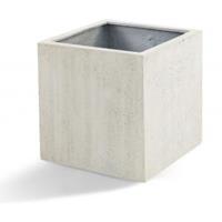 lucalifestyle Grigio plantenbak Cube S antiek wit betonlook