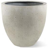 lucalifestyle Grigio plantenbak Egg Pot M antiek wit betonlook
