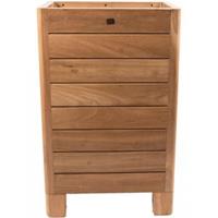 plantenwinkel.nl Houten plantenbak high M 50x34x80 cm naturel