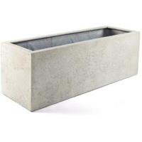 lucalifestyle Grigio plantenbak Box XL antiek wit betonlook