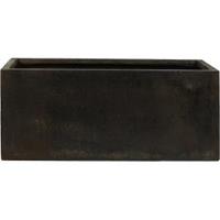 tersteege Ter Steege Static S2 75x32x32 cm rechthoekige plantenbak zwart