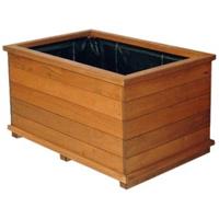 plantenwinkel.nl Houten plantenbak rectangle M 90x40x48 cm FSC