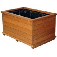 plantenwinkel.nl Houten plantenbak rectangle L 120x40x48 cm FSC