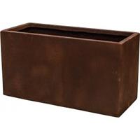 tersteege Ter Steege Static L 90x37x48 cm rechthoekige plantenbak roest