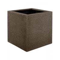 lucalifestyle Luca Lifestyle Struttura XL 60x60x60 cm vierkante plantenbak bruin