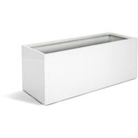 lucalifestyle Argento plantenbak Box L glanzend wit