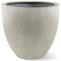 lucalifestyle Grigio plantenbak Egg Pot S antiek wit betonlook