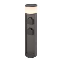 Lucande Corban LED sokkellamp met 2 stopcontacten