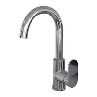 brauer Chrome Edition wastafelmengkraan opbouw; hoge draaibare uitloop Round energy-saving rond handgreep 1 Chroom