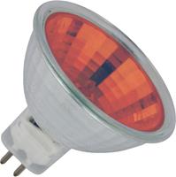 Halogeen reflector rood 12V 50W GU5,3