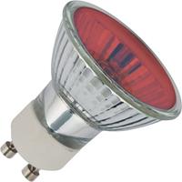 Halogeen spot rood 230V 50W GU10 50mm