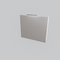 Mondiaz CUBB spiegelkast 80x70x16cm kleur talc met 2 deuren PC75341351