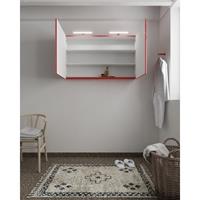 Mondiaz CUBB spiegelkast 120x70x16cm kleur fire met 2 deuren NV76341206