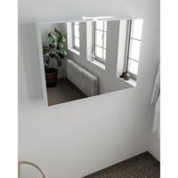 Mondiaz CUBB spiegelkast 100x70x18cm kleur clay met 2 deuren NV76341104