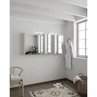 Mondiaz CUBB spiegelkast 150x70x16cm kleur linen met 3 deuren NV76341510