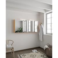 Mondiaz CUBB spiegelkast 150x70x16cm kleur ocher met 3 deuren NV76341611