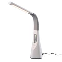 realityleuchten Dimmbare led Schreibtischleuchte vento usb Anschluß & Ventilator Weiß Höhe 46cm