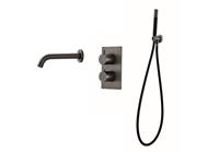 saniclear Iron Pro inbouw badkraan verouderd ijzer