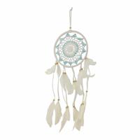 Spiru Dromenvanger Veren Wit-Turquoise