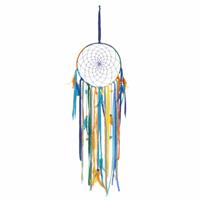 Spiru Dromenvanger Multicolor Suède met Veren