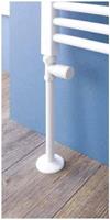 eastbrook Pipes verdekking radiatorbuis 20cm met rozet wit