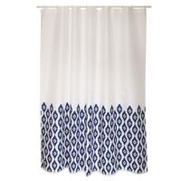 MSV douchegordijn Ikat blauw 180cm