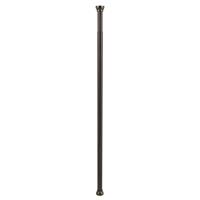 Spirella douchestang Kreta 75-125cm zwart