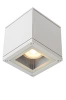 Lucide Deckenstrahler Aven max. 50W GU10 IP65 eckig in Weiß