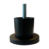 Furniture Legs Europe Ronde zwarte meubelpoot 5 cm (M8)