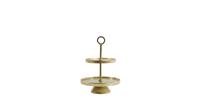 Light & Living Etagere 2 laags Ø24x37 cm LUTEK goud