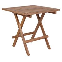 Jennifer inklapbare houten tuintafel - B50 x H50 x D50 cm