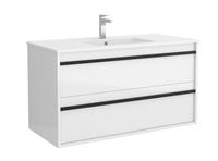 muebles Badkamermeubel Resh wit hoogglans 100cm