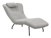 Artistiq Living Artistiq RelaxfauteuilCathy' Rib, kleur Lichtgrijs