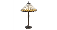 Clayre & Eef Tafellamp Tiffany Ø 40x62 cm E27/max 2x60W