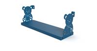 Kids Panda- Boekenplank Kinderkamer - Blauw