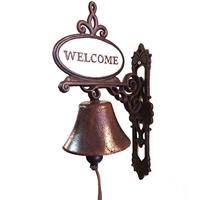 Deco Import Gietijzeren deurbel welcome