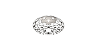 Luceplan Mesh D86PLN LP 1D860PLN0001 Schwarz