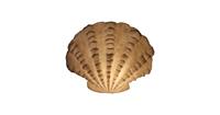 Fine Asianliving Sandstone Waved Scallop Lamp 43.6x23.5x34cm