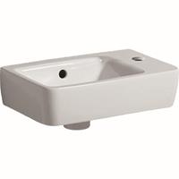 Geberit Renova compact fontein 40cm kraangat rechts met overloop wit 276140000