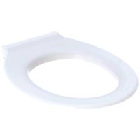 Geberit 300 Comfort closetzitting zonder deksel v. mindervaliden antibacterieel m. doorlopende pen wit 501387001 501.387.00.1